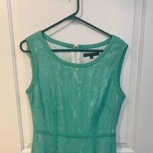 Preston & York Green Lace Dress with Boning